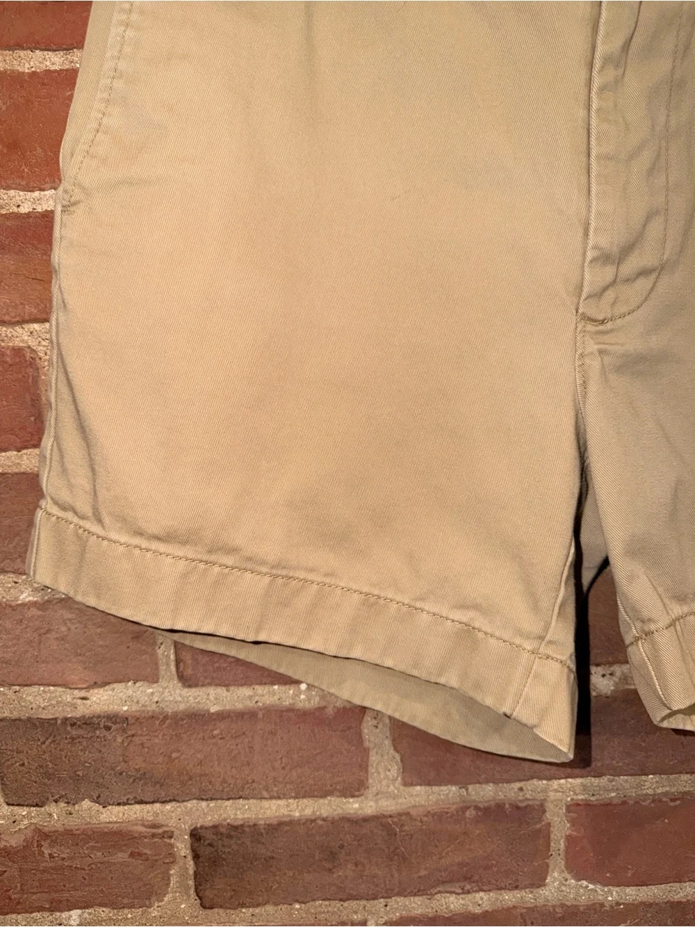 J. Crew Khaki Varick Chino Shorts - Neutral Beige Sz 33